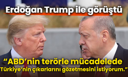 Erdoğan Trump ile görüştü