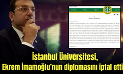 Ekrem İmamoğlu'na şok! İstanbul Üniversitesi diplomasını iptal etti