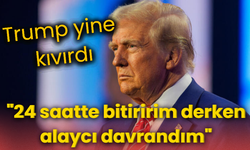 Trump yine kıvırdı "24 saatte bitiririm derken alaycı davrandım"