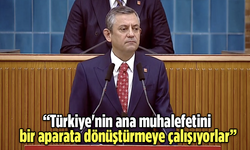 CHP lideri Özel: “Türkiye'nin ana muhalefetini bir aparata dönüştürmeye çalışıyorlar”