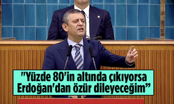 CHP lideri Özel’den enflasyon açıklaması: "Yüzde 80'in altında çıkıyorsa Erdoğan'dan özür dileyeceğim”