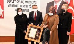 Karadeniz'deki 4 ilde "Devlet Övünç Madalyası ve Beratı Tevcih Töreni"