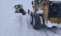 Kars'ta kar ve tipi nedeniyle kapanan 101 köy yolu ulaşıma açıldı