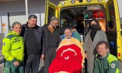 Kanser hastası Türk, İsveç'ten ambulans uçakla Türkiye'ye nakledildi