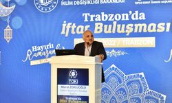 TOKİ Başkanı Bulut, Trabzon'da şantiyede çalışan işçilerle iftar yaptı