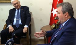 Destici, Türkiye Muhtarlar Federasyonu Genel Başkanı Özünal ile görüştü