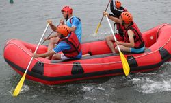 Ordu'da Rafting Okul Sporları Şampiyonası grup müsabakaları başladı