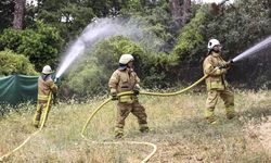 Adalar'da orman yangını tatbikatı yapıldı