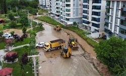 Çorum'da şiddetli yağış hayatı olumsuz etkiledi