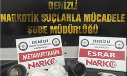 Denizli'de termosta 309 gram metamfetamin ele geçirildi, 14 kişi tutuklandı