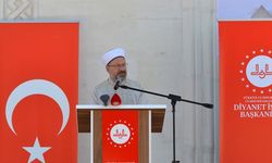 Diyanet İşleri Başkanı Ali Erbaş Tunceli'de hutbe irat etti: