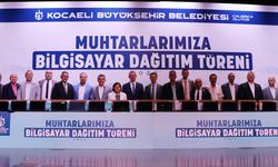 Kocaeli'de 472 muhtara dizüstü bilgisayar dağıtıldı