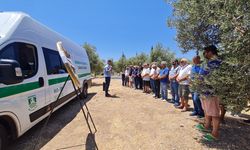 Bodrum'da kum çuvalında bulunan kişinin cenazesi toprağa verildi