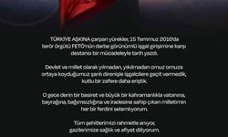 Cumhurbaşkanı Erdoğan'dan 15 Temmuz anma ilanı: