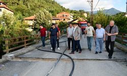 Karabük'te selde zarar gören alanlarda onarım çalışmaları sürüyor