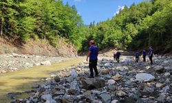 Kastamonu'daki selde kaybolan genci arama çalışmaları 16'ncı gününde sürüyor