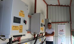 Mandırasının çatısını TKDK desteğiyle güneş enerji santraline dönüştürdü