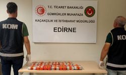 Edirne'de bir tırda 15 kilo 250 gram kokain ele geçirildi