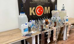 Kahramanmaraş'ta sahte ve kaçak içki operasyonunda bir şüpheli yakalandı