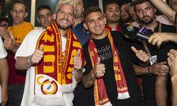 Lucas Torreira ve Dries Mertens, Galatasaray için İstanbul'da