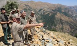 Tunceli Valisi Özkan, Kavaklıtepe Üs Bölgesi'nde incelemelerde bulundu