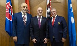 FIFA Başkanı Infantino, Arnavutluk'ta