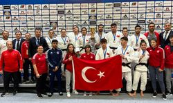 Gençler Avrupa Judo Şampiyonası'nda karma takımlarda Türkiye gümüş madalya kazandı