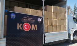 Konya'da gümrük kaçağı 3 milyon 750 bin makaron ele geçirildi