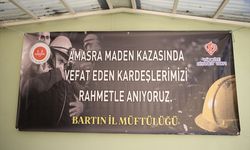 Amasra'da maden ocağındaki patlamada hayatını kaybeden işçiler için mevlit okutuldu