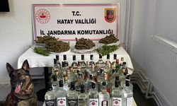 Hatay'da evinde esrar ve sahte içki bulunan zanlı gözaltına alındı