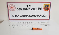 Osmaniye'de tarihi eser operasyonunda 88 sikke ele geçirildi