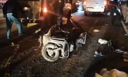 Ankara'da bariyerlere çarpan moto kurye hayatını kaybetti