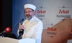 Diyanet İşleri Başkanı Erbaş, Zekat Kongresi'nde konuştu: