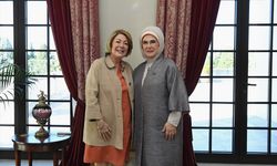 Emine Erdoğan, Meksika'nın Ankara Büyükelçisi'nin Hernandez'in eşiyle bir araya geldi