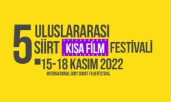 "5. Uluslararası Siirt Kısa Film Festivali" yarın başlayacak