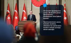 Cumhurbaşkanı Erdoğan başarılı öğretmen sayısını açıkladı