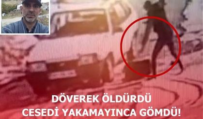 Döverek öldürdü, yakamayınca gömdü!