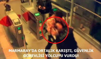 Marmaray'da güvenlik yolcuyu vurdu!