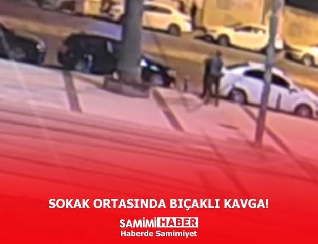 İzmir'de sokak ortasında bıçaklı kavga!