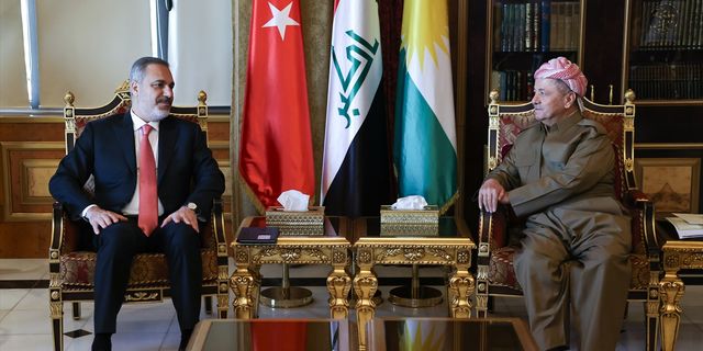 Dışişleri Bakanı Fidan,  Talabani ve Barzani ile görüştü