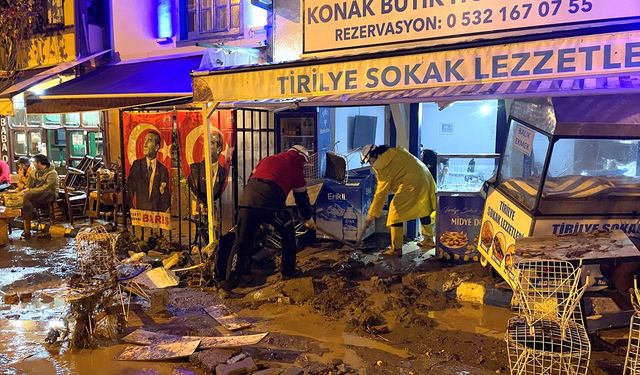 Bursa'da sel felaketinin bıraktığı tahribat böyle görüntülendi