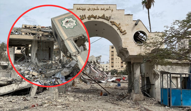 Filistin Yasama Meclisi binasındaki yıkım görüntülendi!