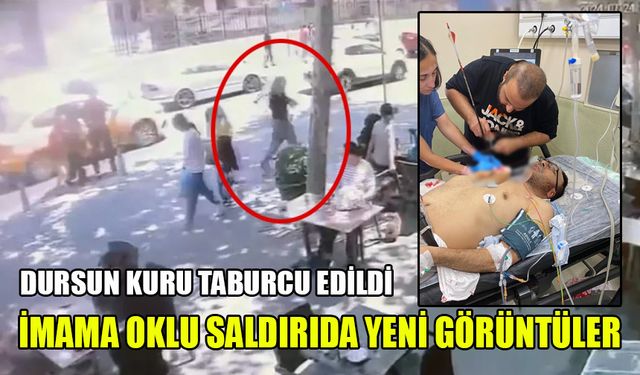 Okla vurulan imam Dursun Kuru taburcu edildi, saldırganın yeni görüntüleri çıktı