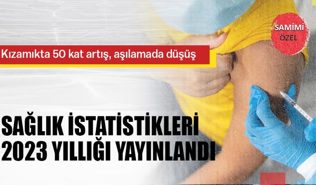 Sağlık İstatistikleri 2023 Yıllığı yayınlandı: Kızamıkta 50 kat artış, aşılamada düşüş