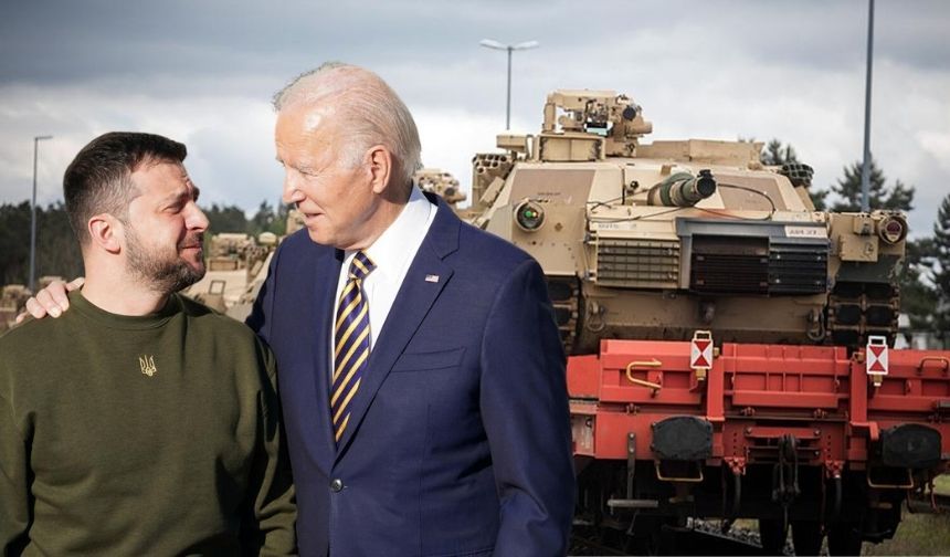 Biden'den Zelenskiy'e Abrams jesti