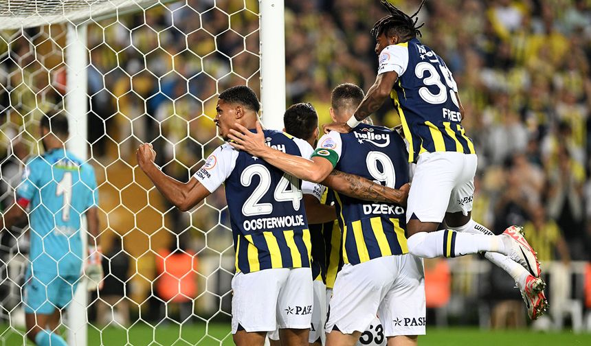 Kadıköy'de gol yağmuru! Fenerbahçe 6'da 6 yaptı