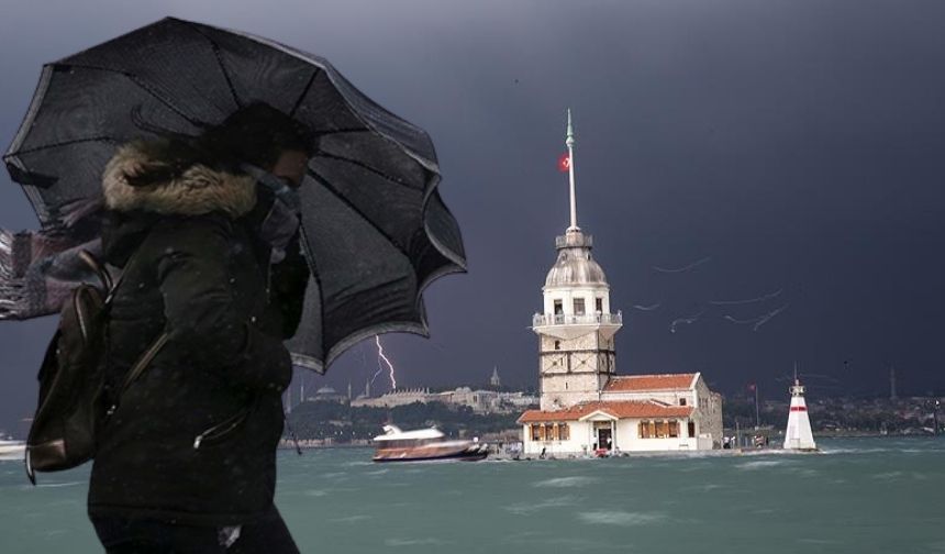 AKOM saat vererek uyardı: İstanbul'da kuvvetli yağış bekleniyor