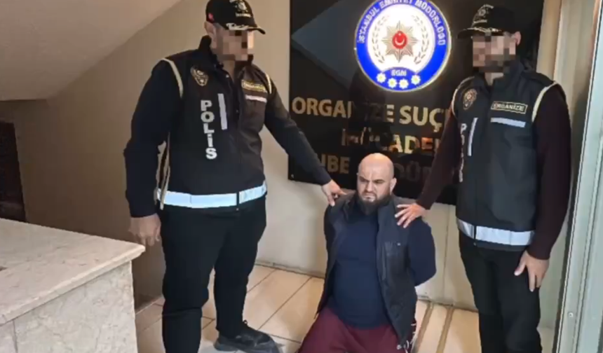 Mavi bültenle aranan mafya lideri İstanbul'da yakalandı