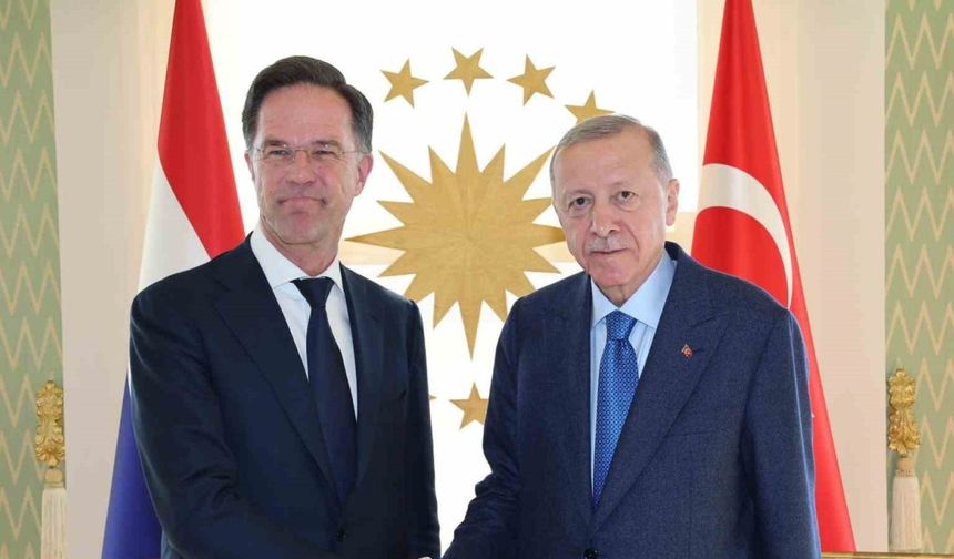 Cumhurbaşkanı Erdoğan Hollanda Başbakanı Mark Rutte ile görüştü