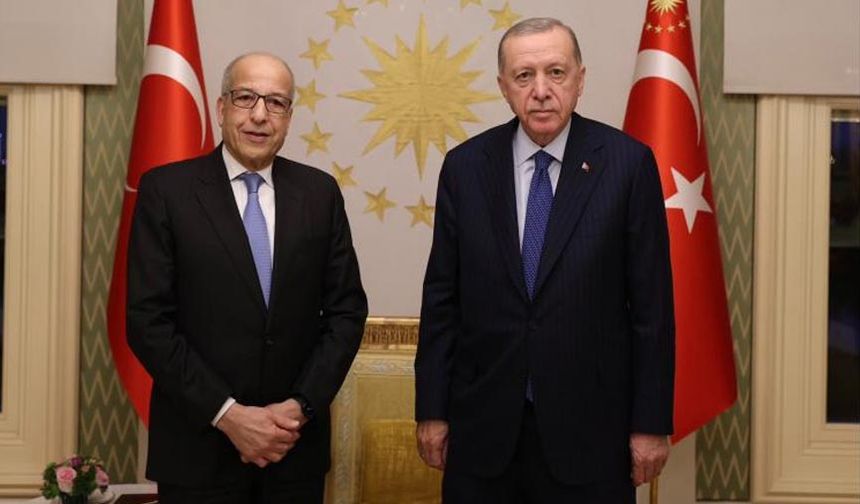 Cumhurbaşkanı  Erdoğan  El-Kebir'i kabul etti